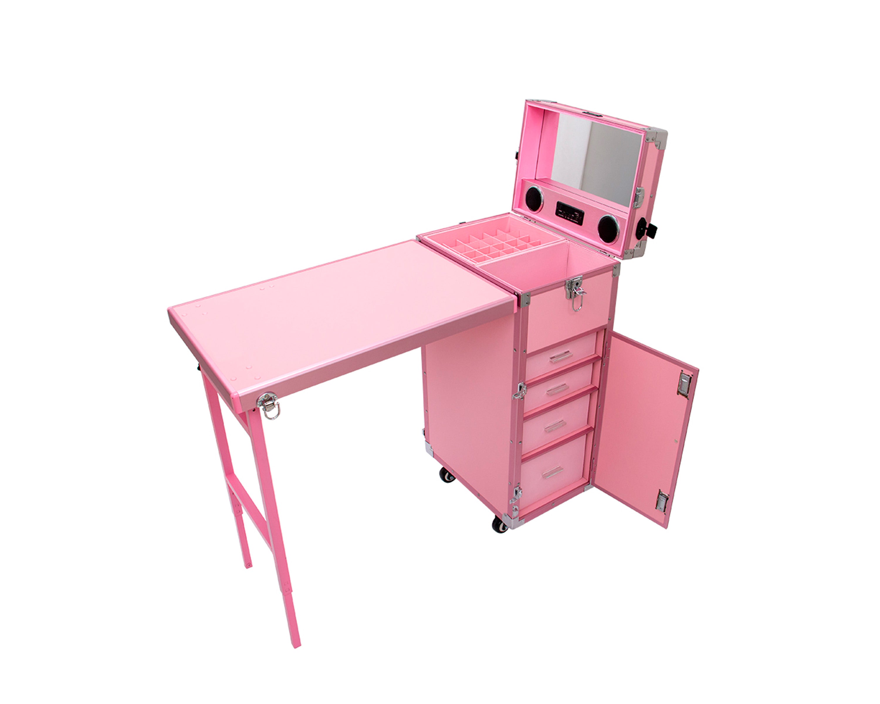 Maleta Estación de Manicure Profesional con mesa plegable