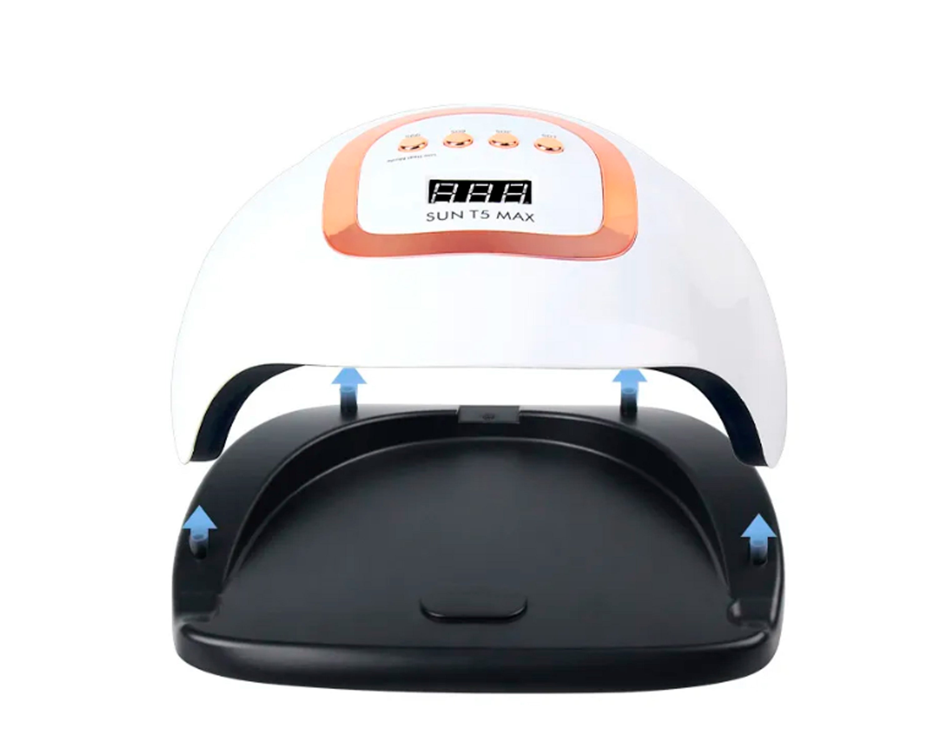 SUN T5 MAX-Lámpara LED UV para secado de uñas, 114W, 57 LED, para manicura