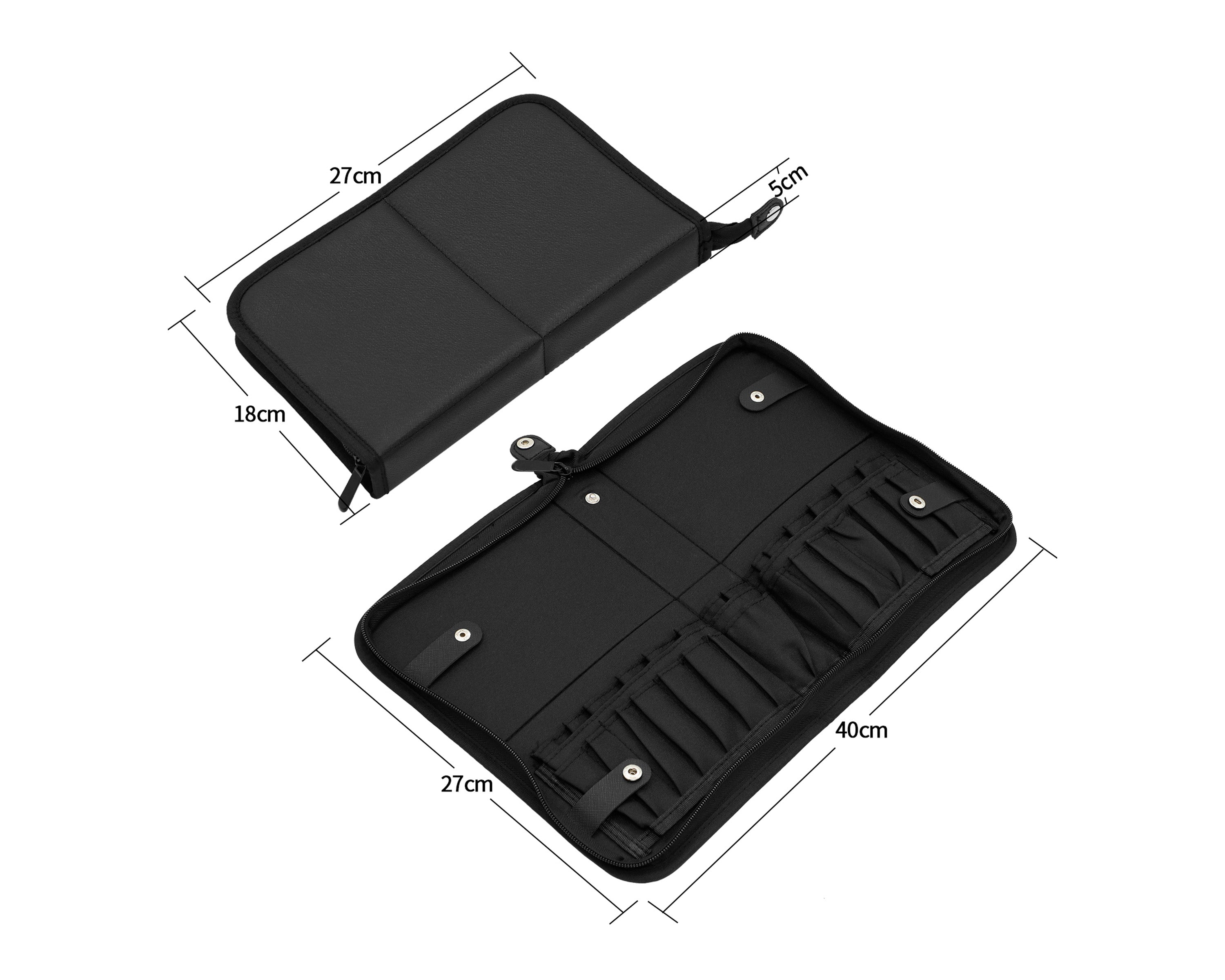 Organizador de Brochas de Maquillaje plegable