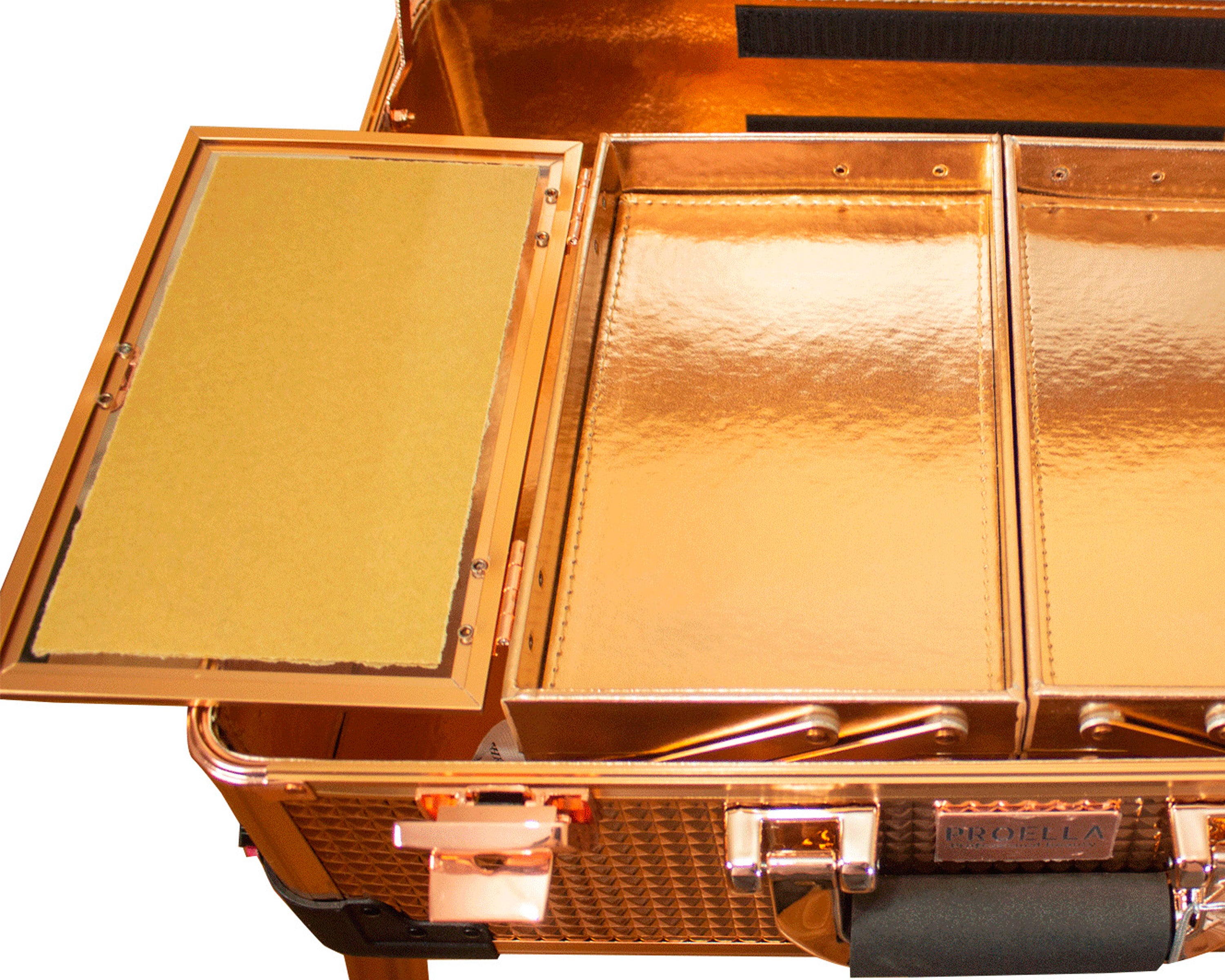 Maleta de Maquillaje o Peluquería Profesional con Luces y Parlantes Tamaño S