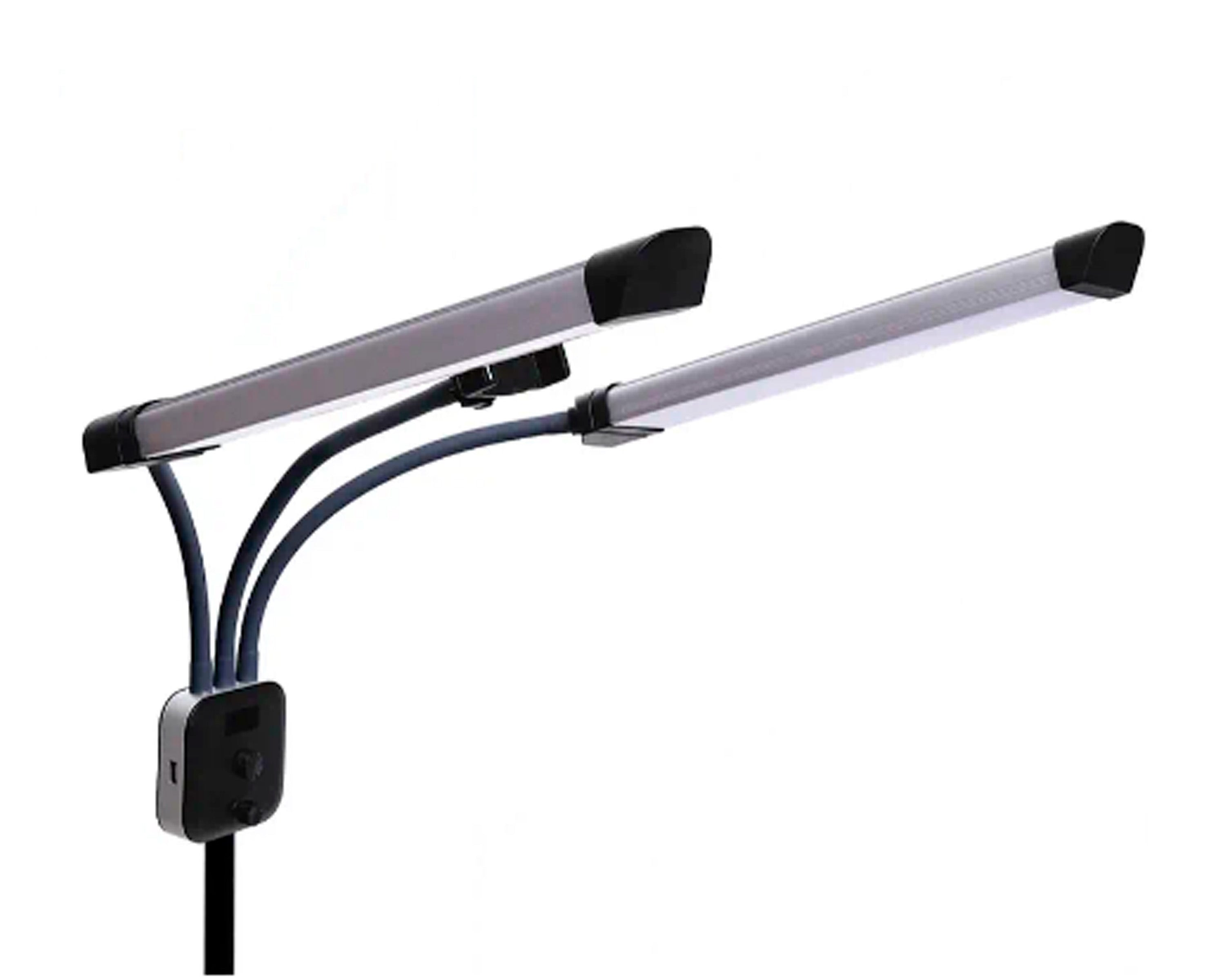 Lámpara led de 2 brazos, iluminación flexible y portátil con trípode para profesionales de la belleza