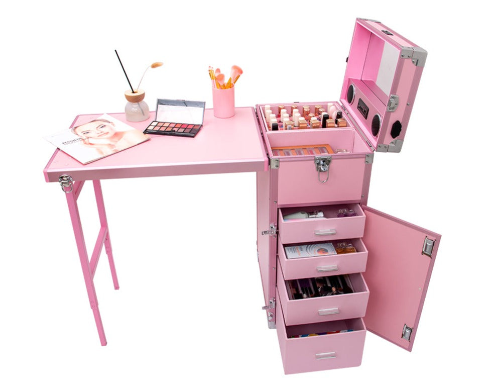 MALETA PROFESIONAL MANICURE CON MESA