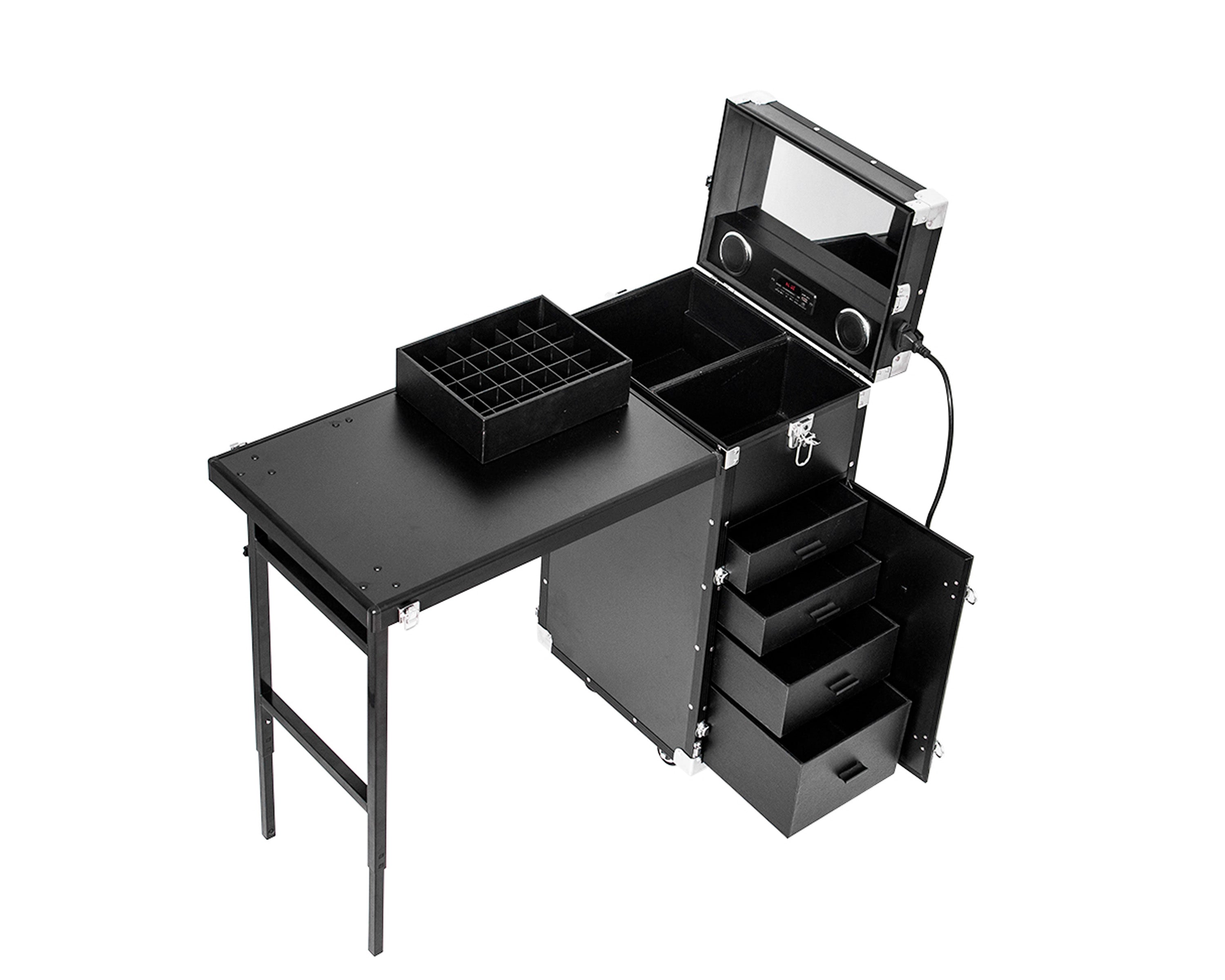 Maleta Estación de Manicure Profesional con mesa plegable