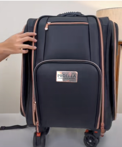 Maleta Mochila Maquillaje- Peluquería de Viaje