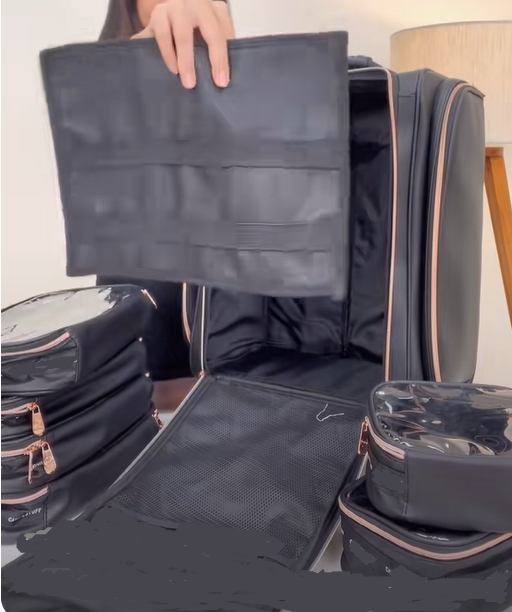 Maleta Mochila Maquillaje- Peluquería de Viaje