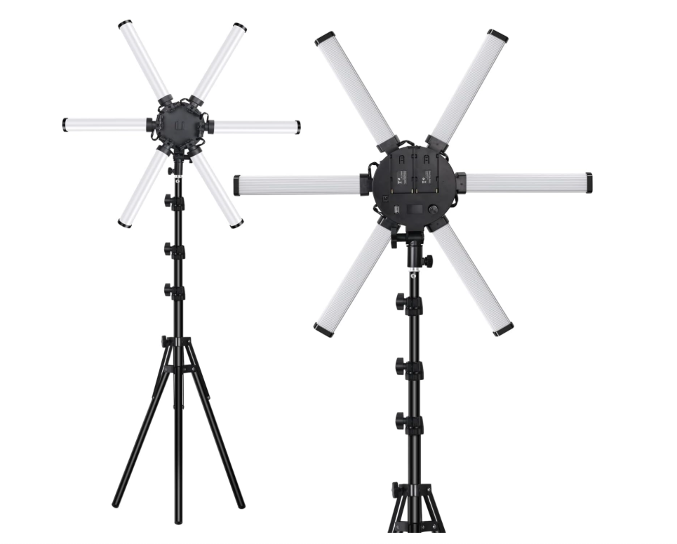 Iluminación LED Profesional Fotografía Estrella 6 Focos